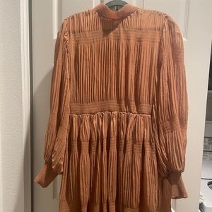 H&M chiffon lined dress